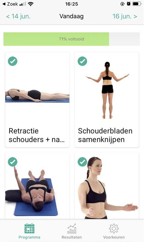 Online træningsprogram Subakromialt smertesyndrom